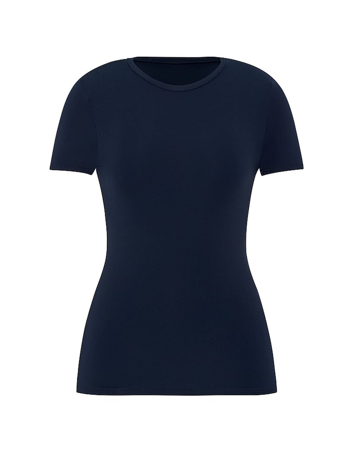 vs Pink PINK Base Stretch&trade; Short-Sleeve Tee Noir Navy 3 of 3 
