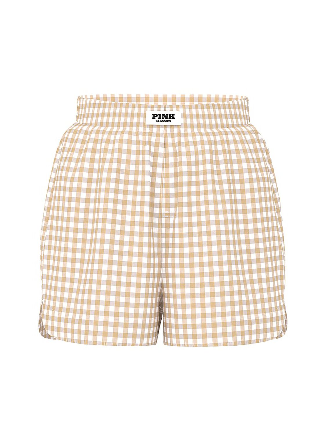 vs Pink Boyfriend Boxer Pajama Shorts Sahara Gingham 3 of 3 
