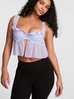 GRWPINK&trade; Lightly Lined Babydoll Bra Top