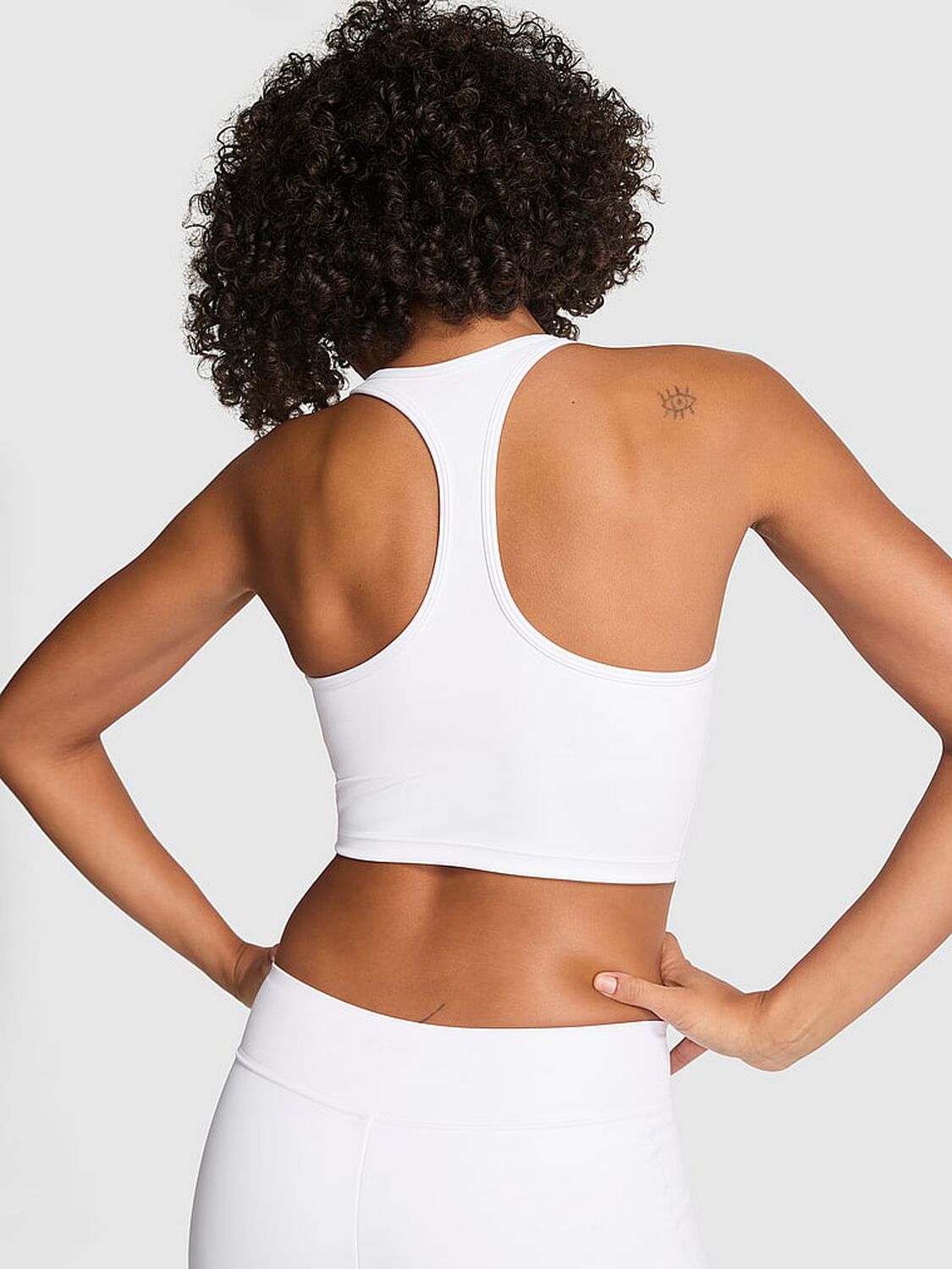 vs Pink Relay Racerback Tank Top Vs White 2 of 3 