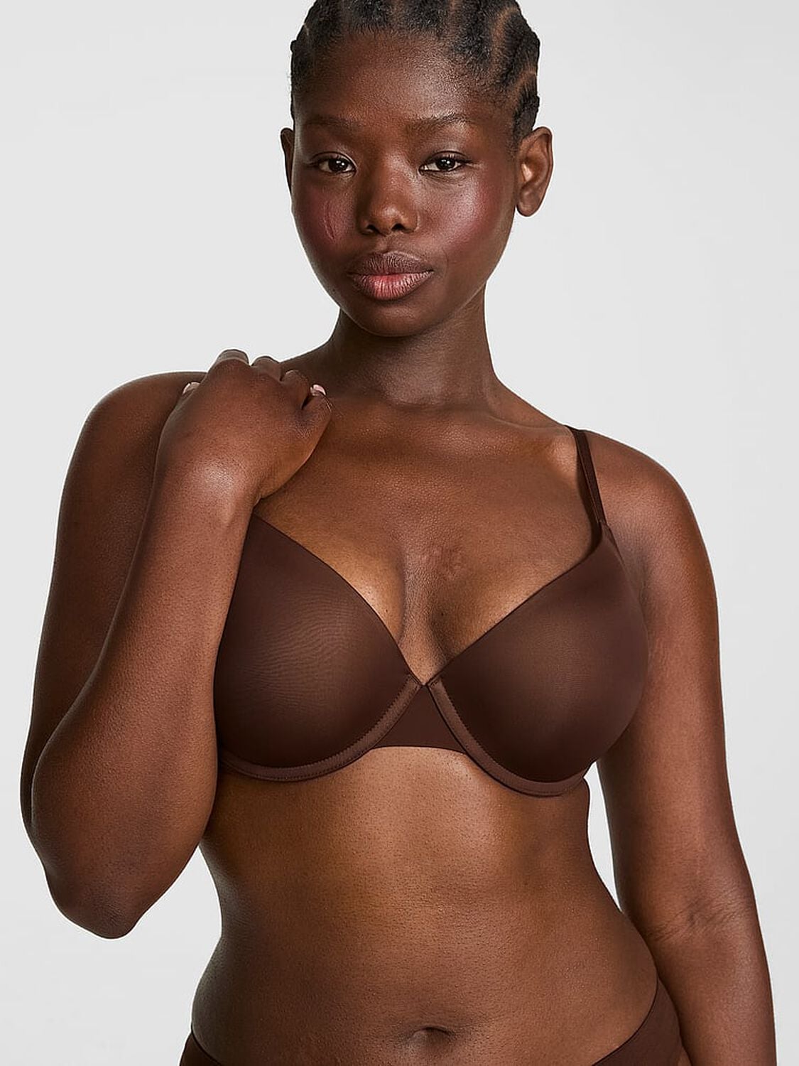 pink Pink Wear Everywhere Wear Everywhere&trade; Push-Up Bra Ganache 1 of 2 
