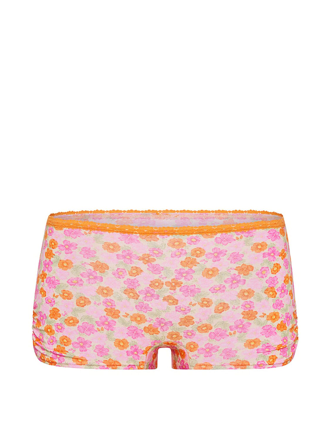 vs Pink Cotton Dorm Boyshort Panty Vitamin C Floral Print 3 of 3 