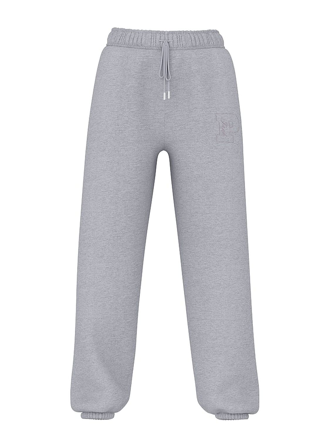 vs Pink Ivy Fleece Campus Sweatpants Vs Medium Heather Grey Holiday 3 of 3 