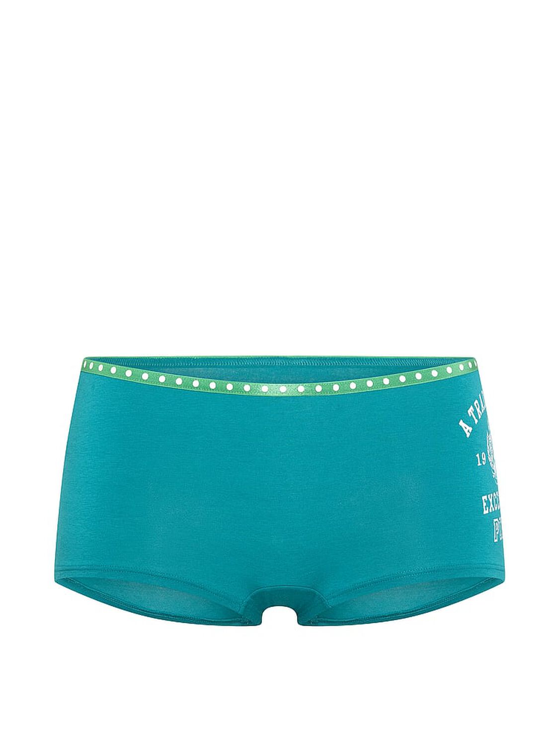vs Pink Logo Cotton Boyshort Panty Cool Off With Univ Tradition Graphic 3 of 3 