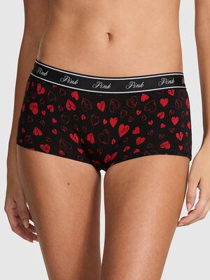 Logo Cotton Boyshort Panty