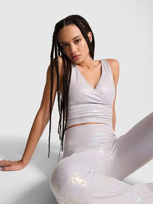 PINK Relay&trade; Ruched Wrap Bra Tank