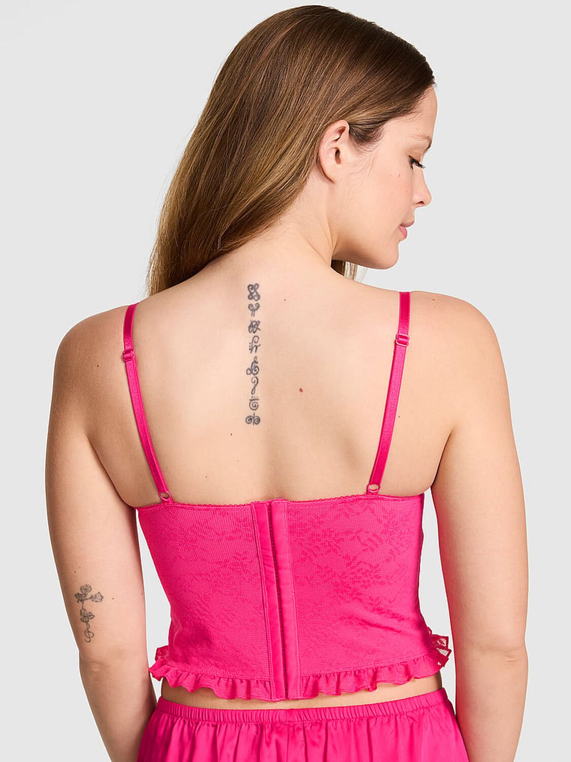 vs Pink Wink PINK Wink&trade; Lightly Lined Scoop Corset Top Hot Stuff 2 of 4 