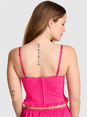 PINK Wink&trade; Lightly Lined Scoop Corset Top