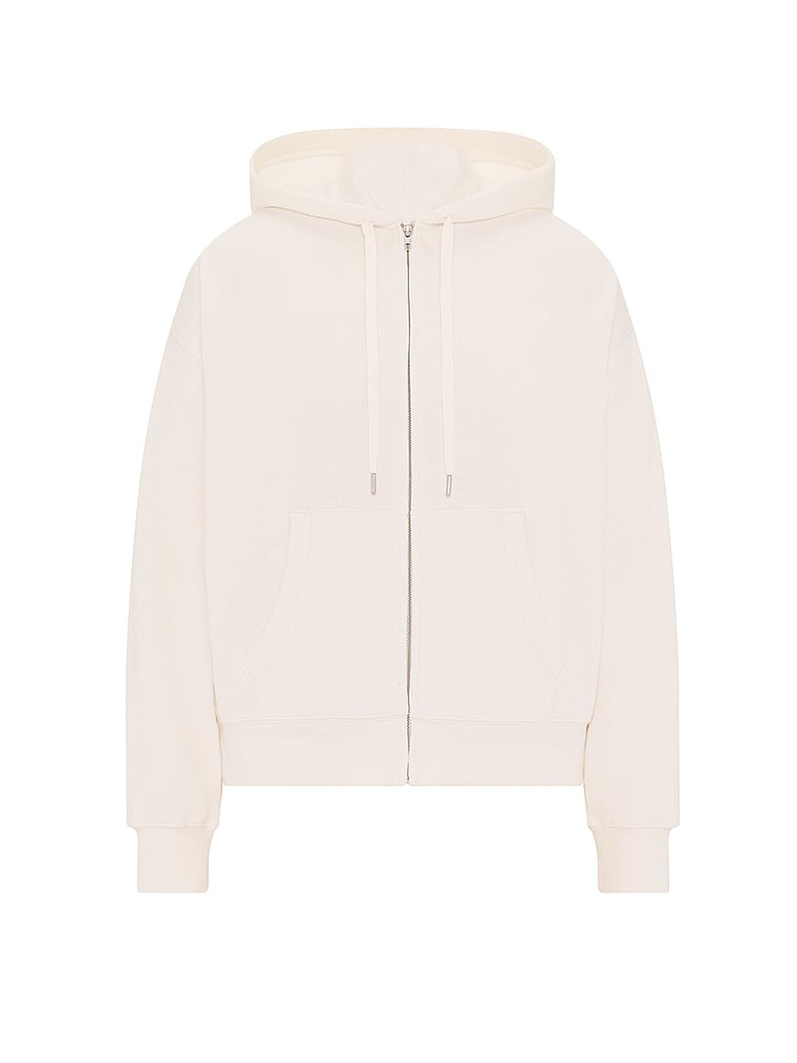 vs Pink Campus Fleece&trade; Full-Zip Hoodie Cozy White 3 of 3 