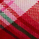 PINK Wink&trade; Lace-Trim Cotton Thong Panty, Bright Vermillion Plaid, swatch