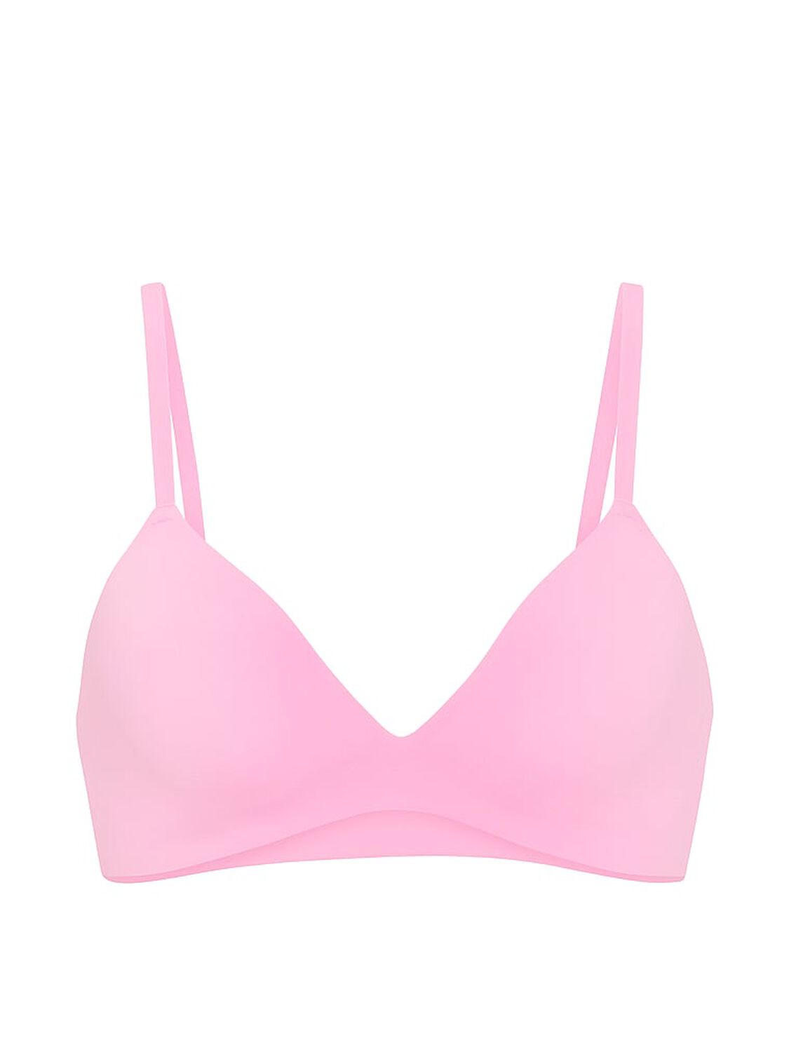 vs Pink Marshmallow Unlined Wireless Comfy Bralette Pink Lollipop 3 of 3 