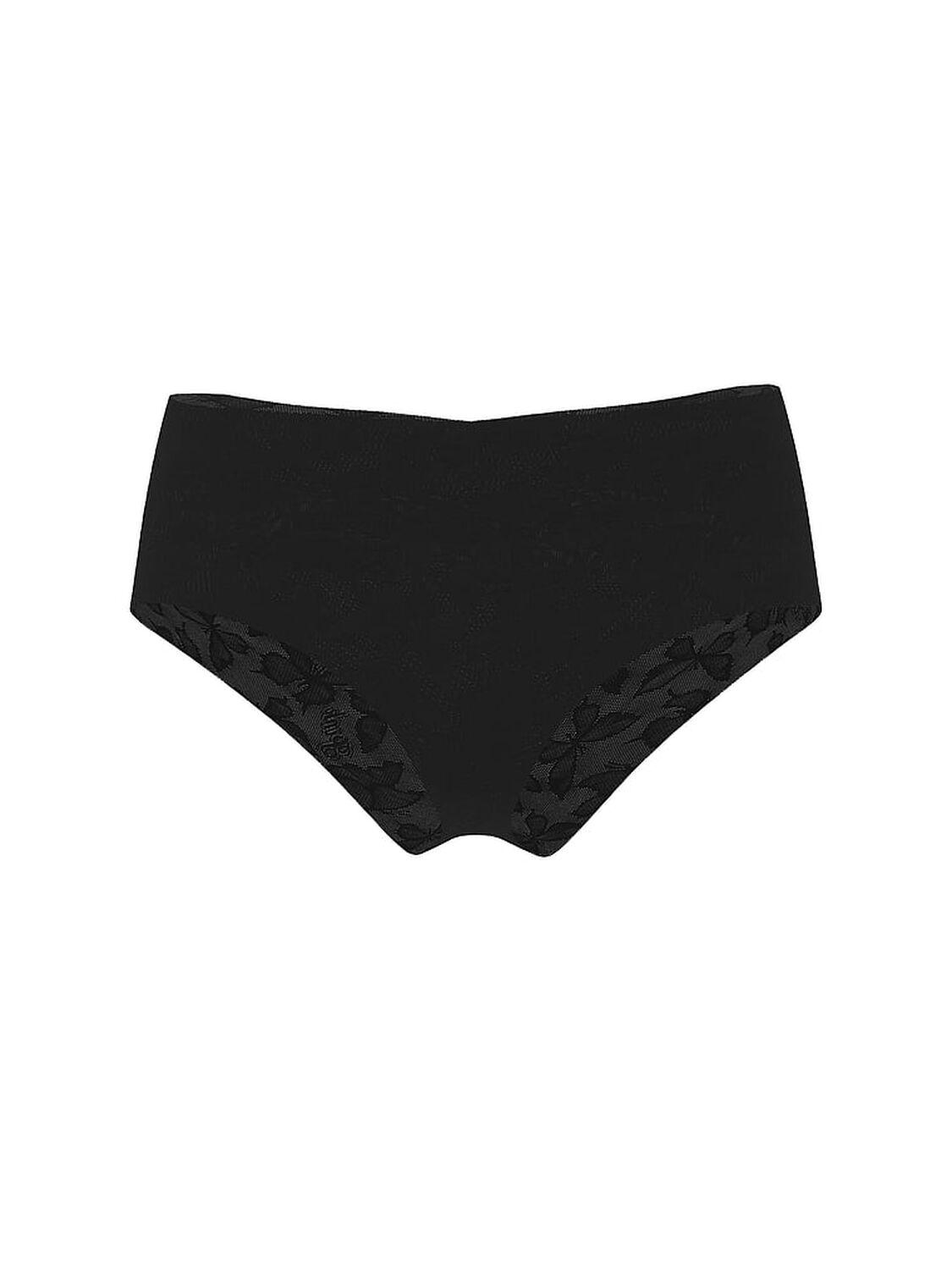 vs Pink No-Show Cheeky Panty Black 3 of 3 