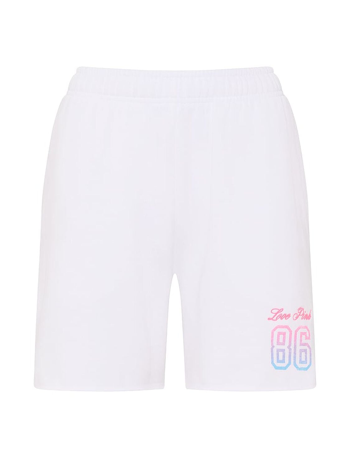 vs Pink Campus Fleece&trade; Shorts Vs White 3 of 3 