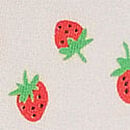 Seamless Hiphugger Panty, Winter White Strawberry Print, swatch