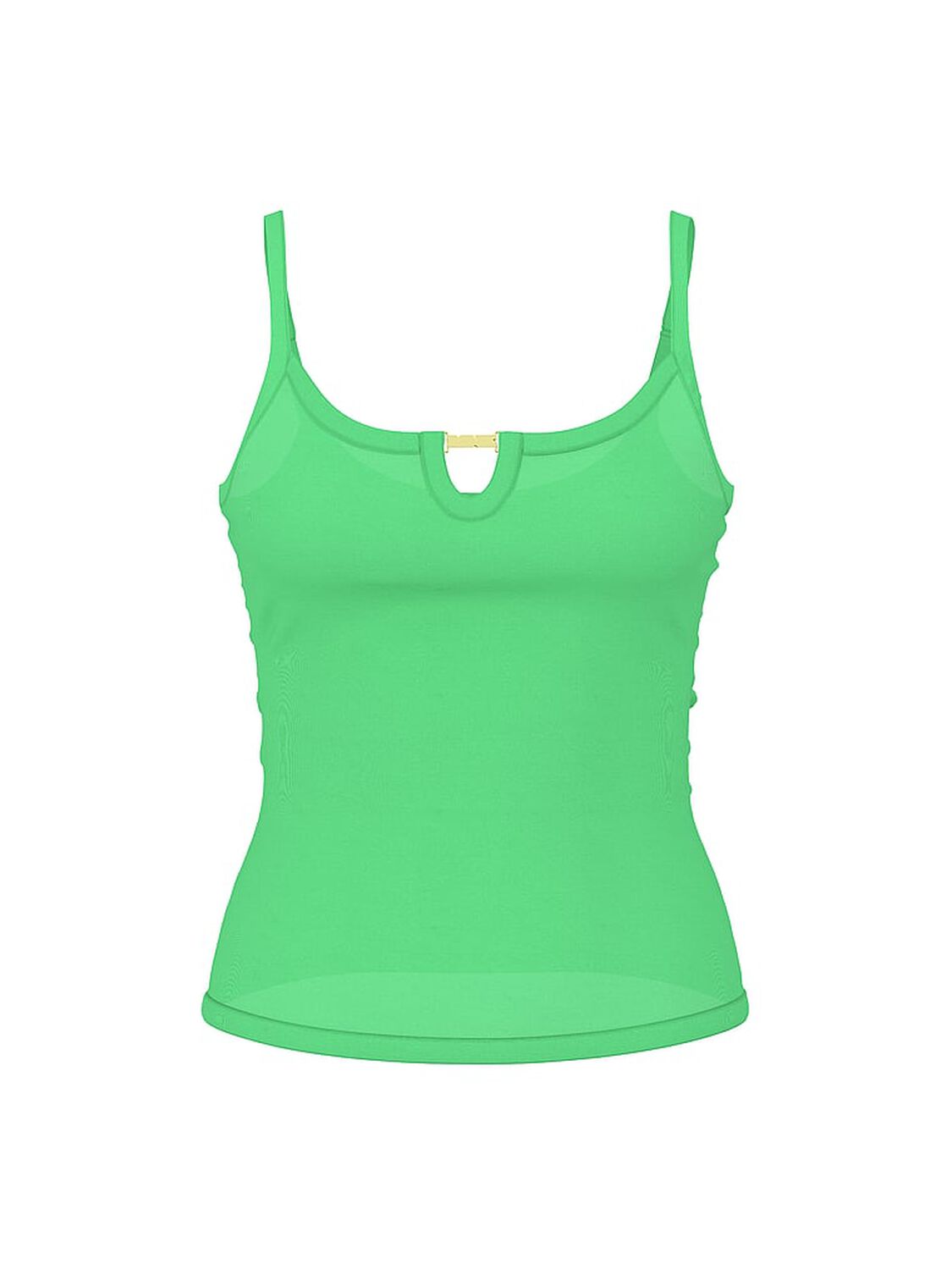 vs Pink Keyhole Charm Cami Wild Green 3 of 4 