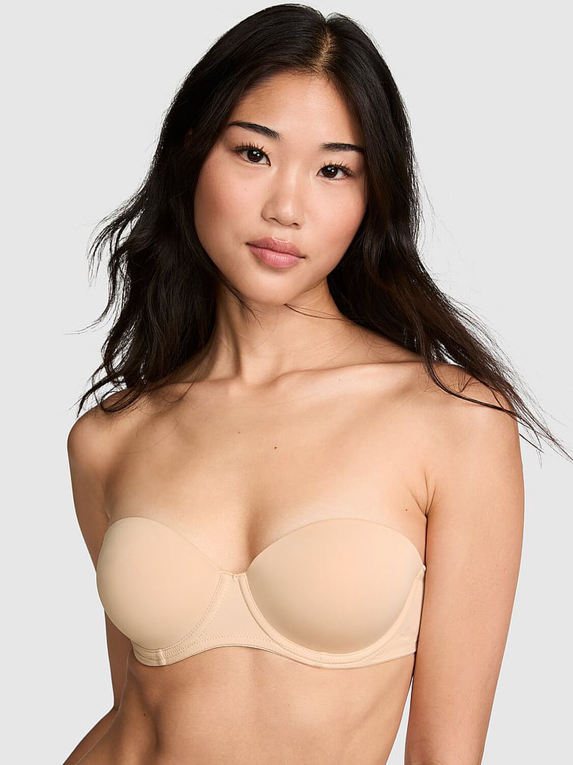 vs Pink Wear Everywhere Wear Everywhere&trade; Push-Up Strapless Bra 1 of 2 