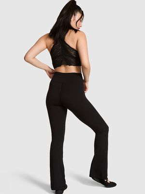 PINK Relay&trade; Overlap-Band Flare Leggings