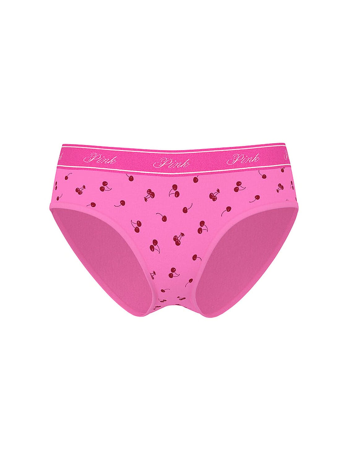 vs Pink Logo Cotton Hiphugger Panty Sizzling Strawberry Cherry Print 3 of 3 