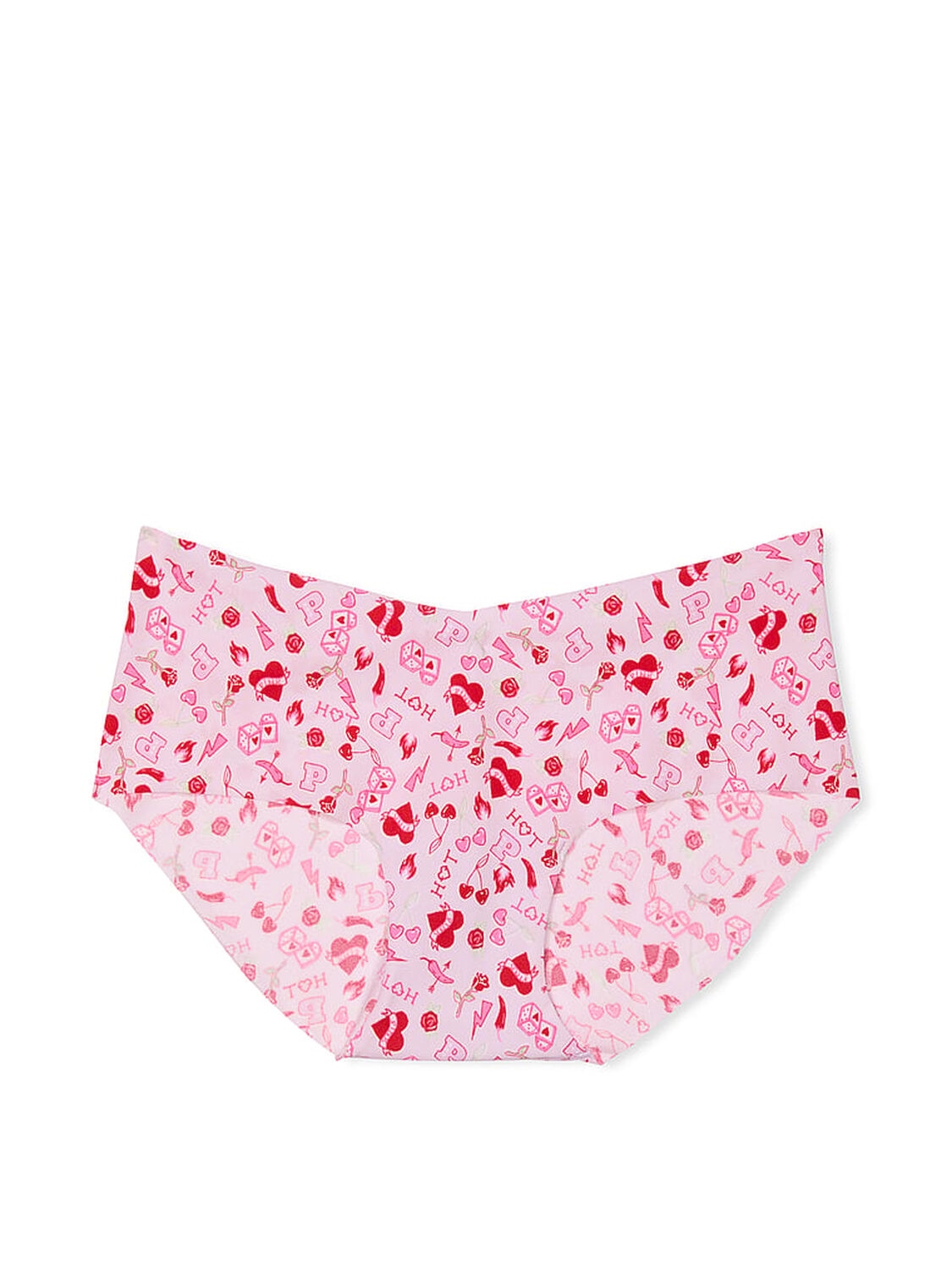 vs Pink No-Show Hiphugger Panty Purple Whisper Spicy Print 3 of 3 