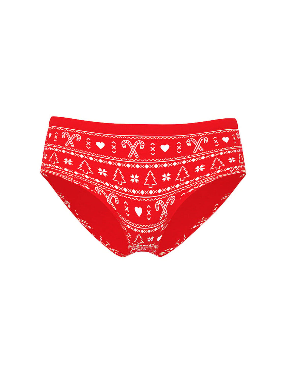vs Pink Seamless Hiphugger Panty Bright Vermillion Hollydaze Print 3 of 3 