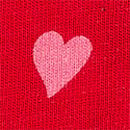 Logo Cotton Hiphugger Panty, Bright Vermillion Heart Dot Print, swatch