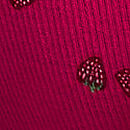 PINK Wink&trade; Lace-Trim Thong Panty, Hot Stuff Strawberry Print, swatch