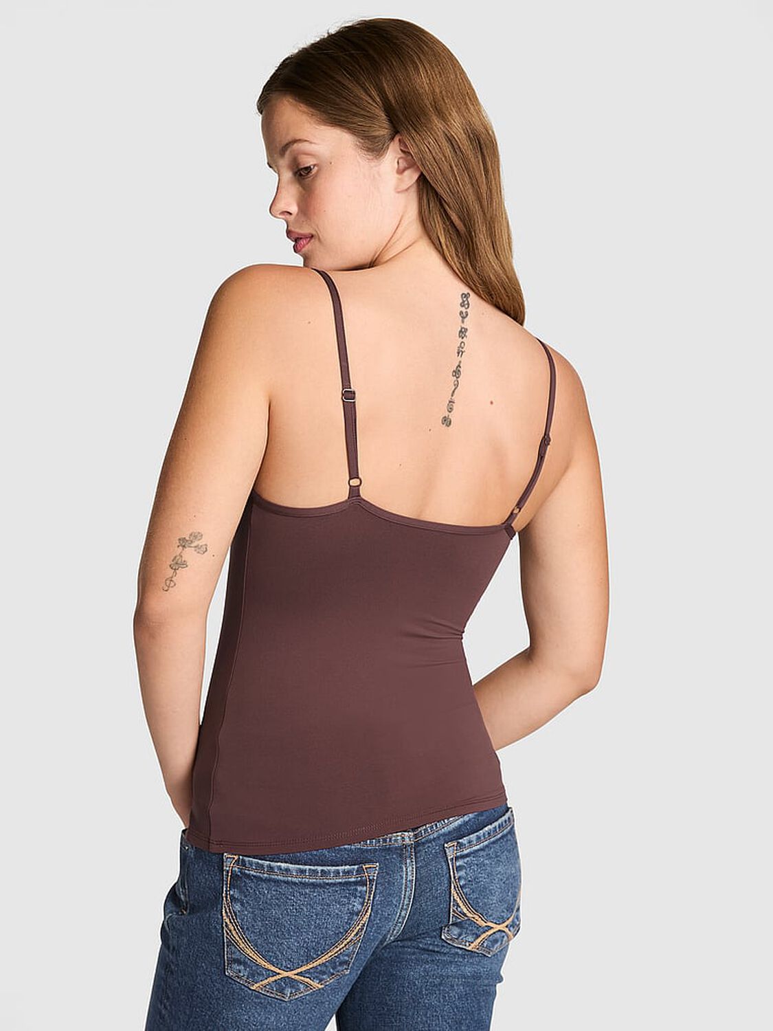 vs Pink PINK Base Stretch&trade; Cami Coco Crush 2 of 3 