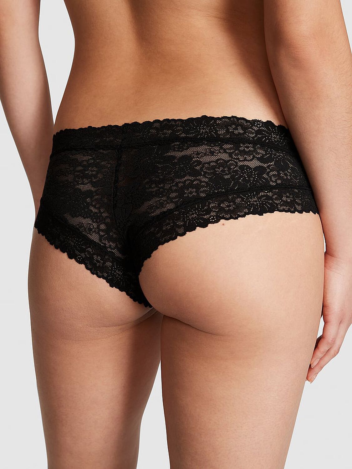 vs Pink Wink Cheeky Panty Pure Black 2 of 3 