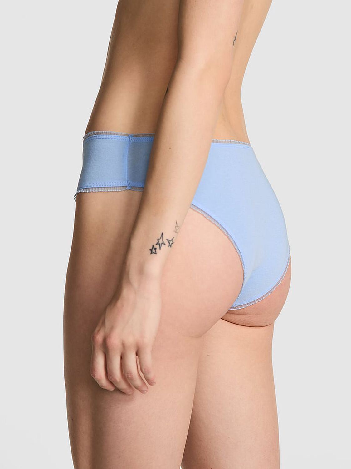 vs Pink Cotton Daisy Patch Cheeky Panty 2 of 3 