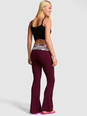 All-Day Cotton&trade; Foldover Flare Leggings