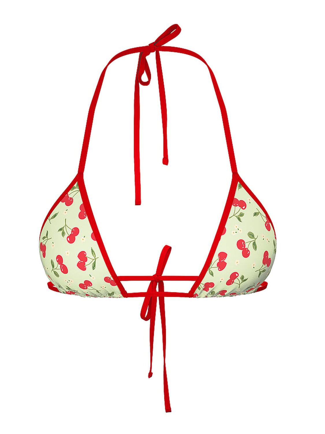 vs Pink By Frankies Bikinis Cape May Bikini Top Cherry Hearts 2 of 3 