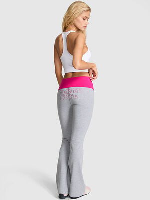 All-Day Cotton&trade; Foldover Flare Leggings