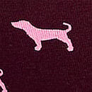 Logo Cotton Shine High-Leg Thong Panty, Wild Rose Dog Print, swatch