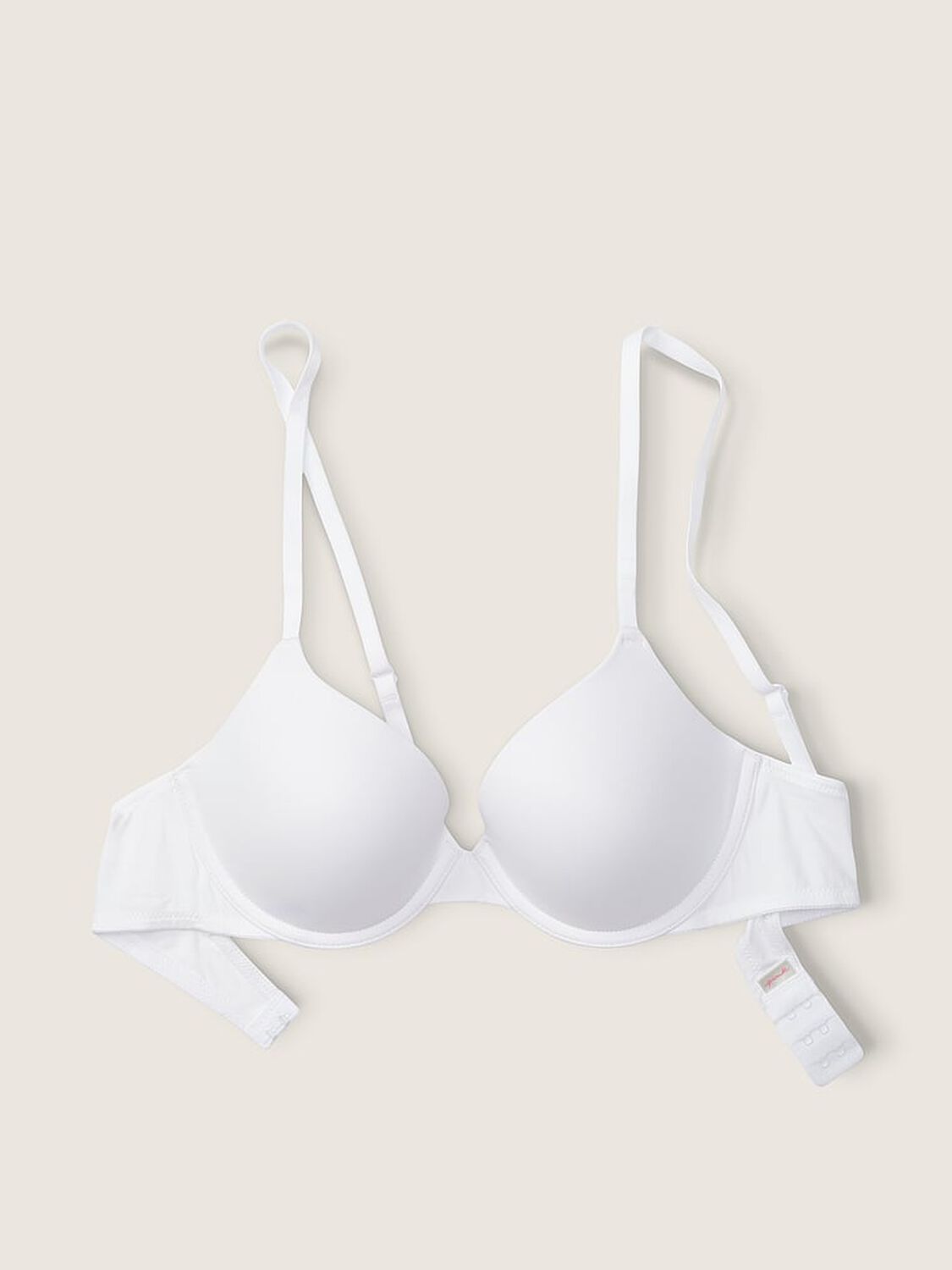 vs Pink Wear Everywhere Wear Everywhere Lightly Lined T-Shirt Bra Optic White 1 of 3 
