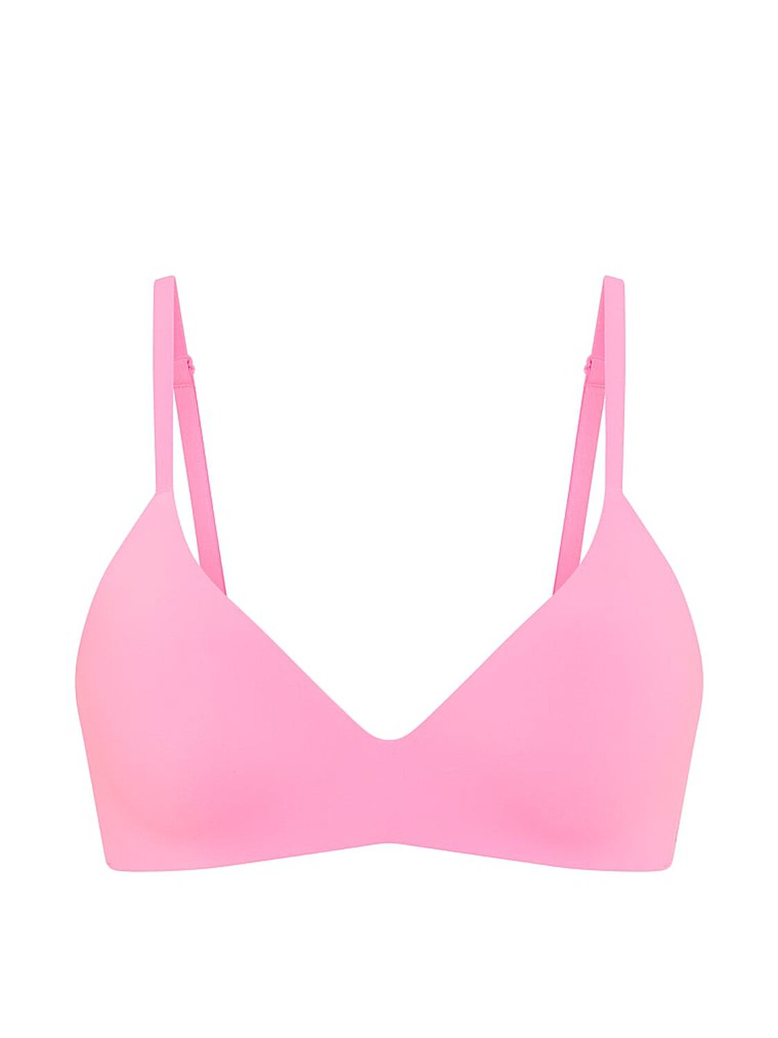 vs Pink Marshmallow Push-Up Wireless Comfy Bra Pink Lollipop 3 of 3 