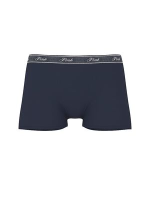 Logo Cotton High-Waist Boyshort Panty