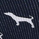 Cotton High-Leg Thong Panty, Navy Dog Print, swatch