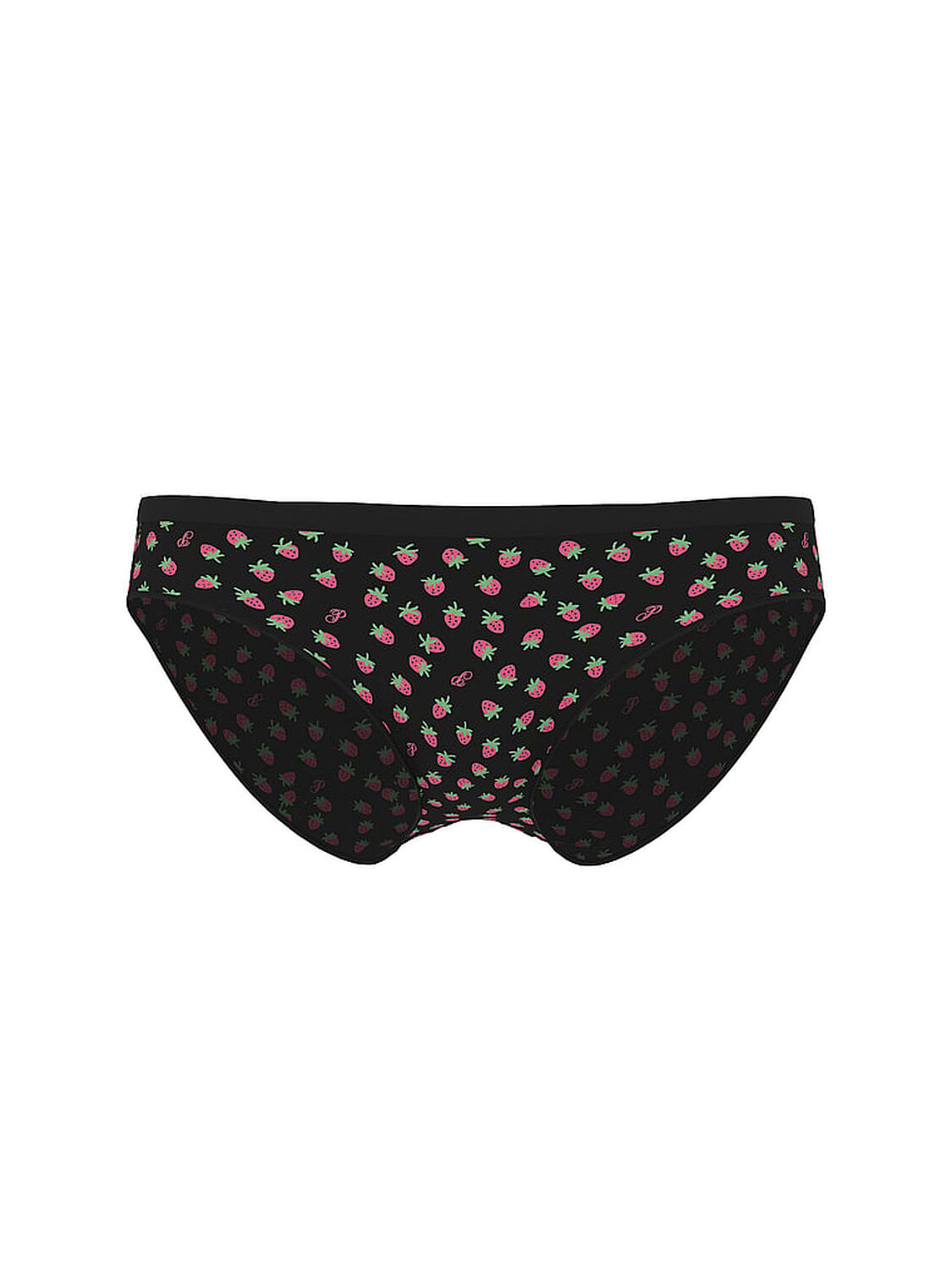 vs Pink Seamless Bikini Panty Black Strawberry Print 3 of 3 