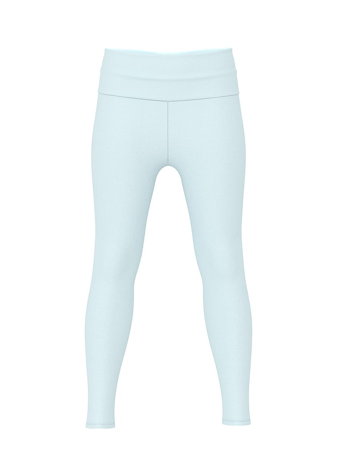 vs Pink Soft Seamless Foldover Leggings Spray Blue 3 of 3 