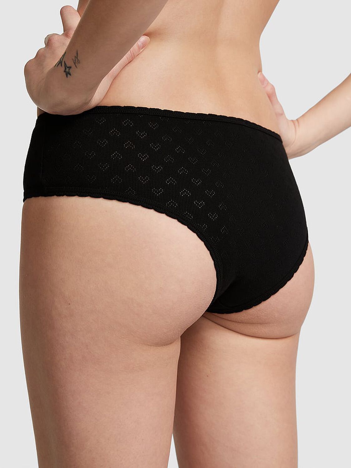 vs Pink Cotton Cheeky Panty 2 of 3 