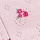 Pointelle Sweetheart Slip Dress, Pink Ditsy Floral, swatch