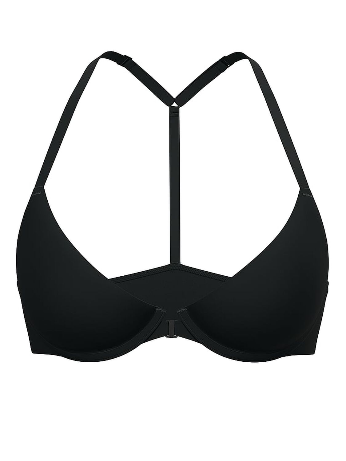 vs Pink Wear Everywhere Wear Everywhere Front-Close Push-Up Bra Black 3 of 3 
