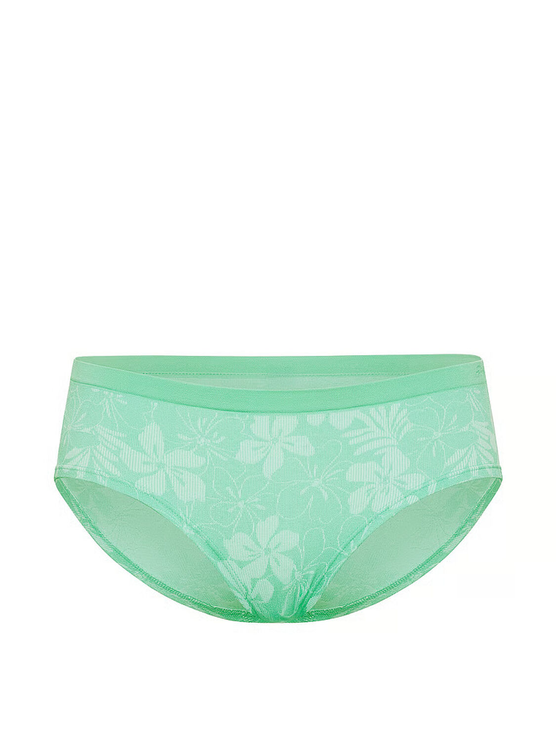 vs Pink Seamless Hiphugger Panty Green Sea Hibiscus Print 3 of 3 
