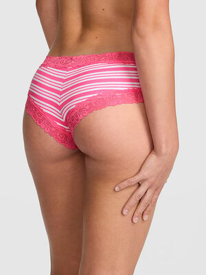 Cotton Lace Trim Cheeky Panty