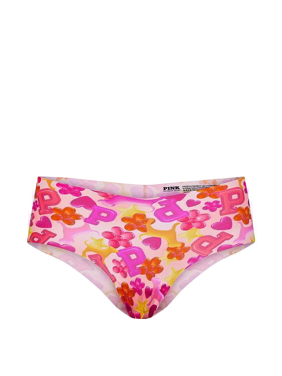 vs Pink No-Show Cheeky Panty Delicate Pink Jellies Print 3 of 3 