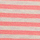 Cotton Dorm Boyshort Panty, Heather Frosted Coral Stripe Print, swatch
