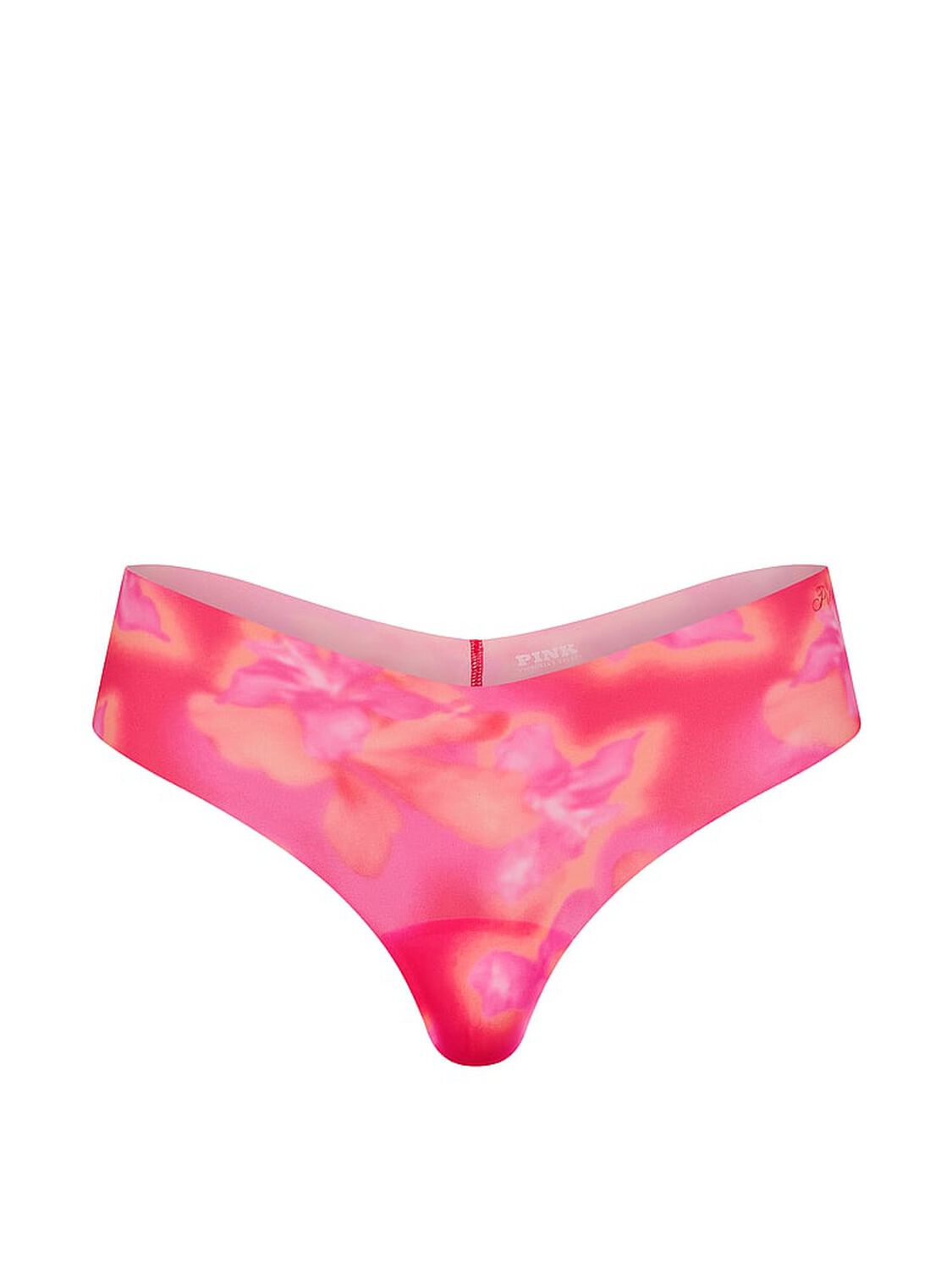 vs Pink No-Show Thong Panty Floral 3 of 3 
