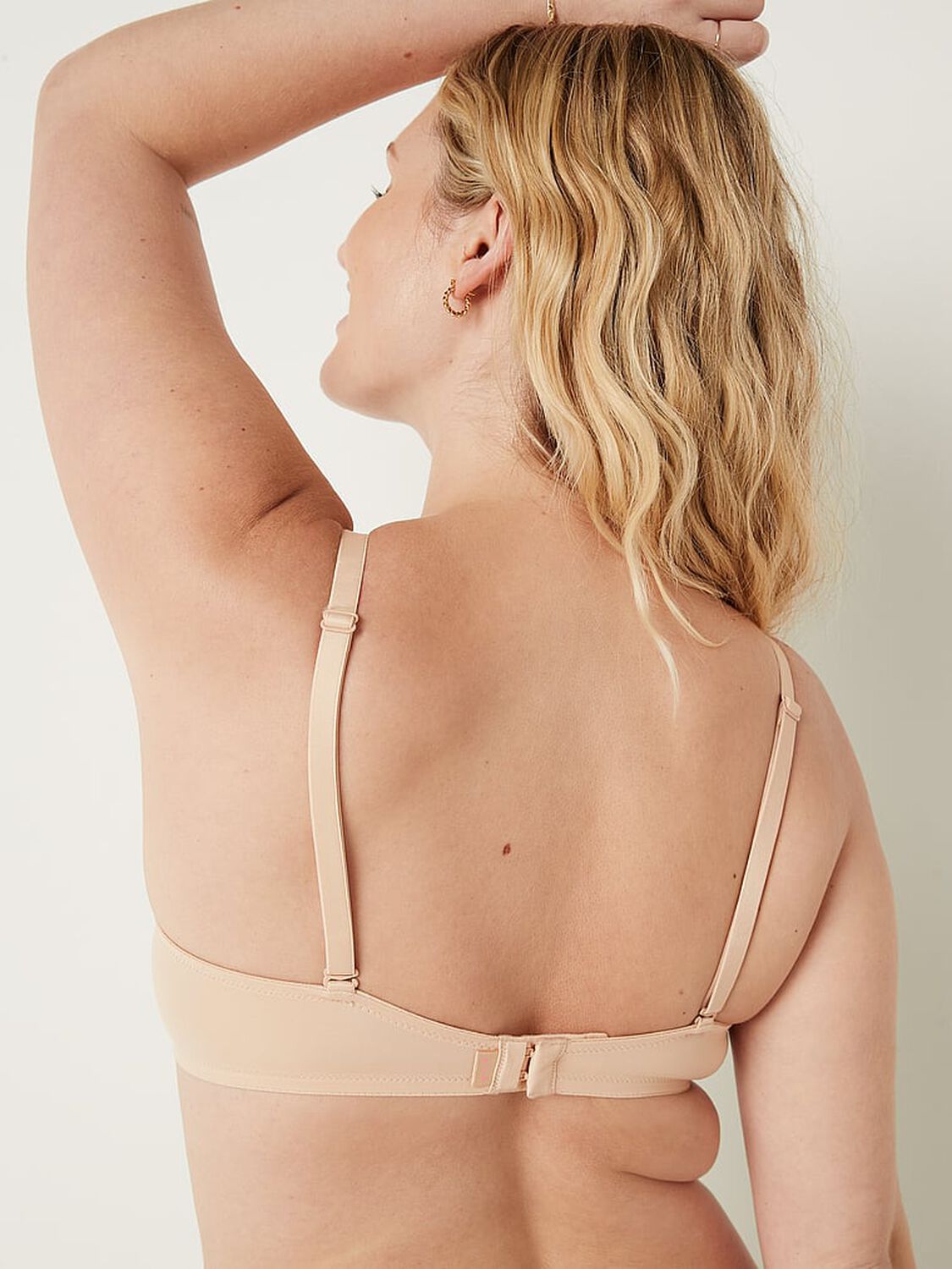 vs Pink Wear Everywhere Wear Everywhere Lightly Lined T-Shirt Bra Beige 2 of 5 