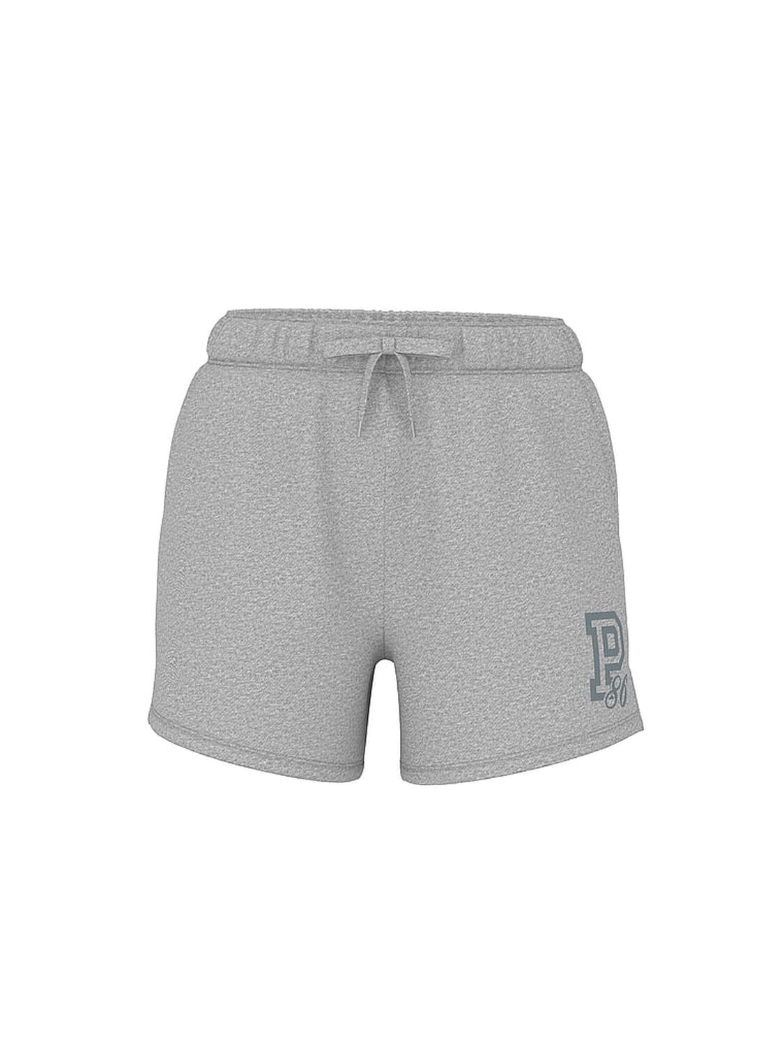 vs Pink Campus Fleece&trade; Roll-Down Shorts Medium Heather Grey Spring 3 of 3 