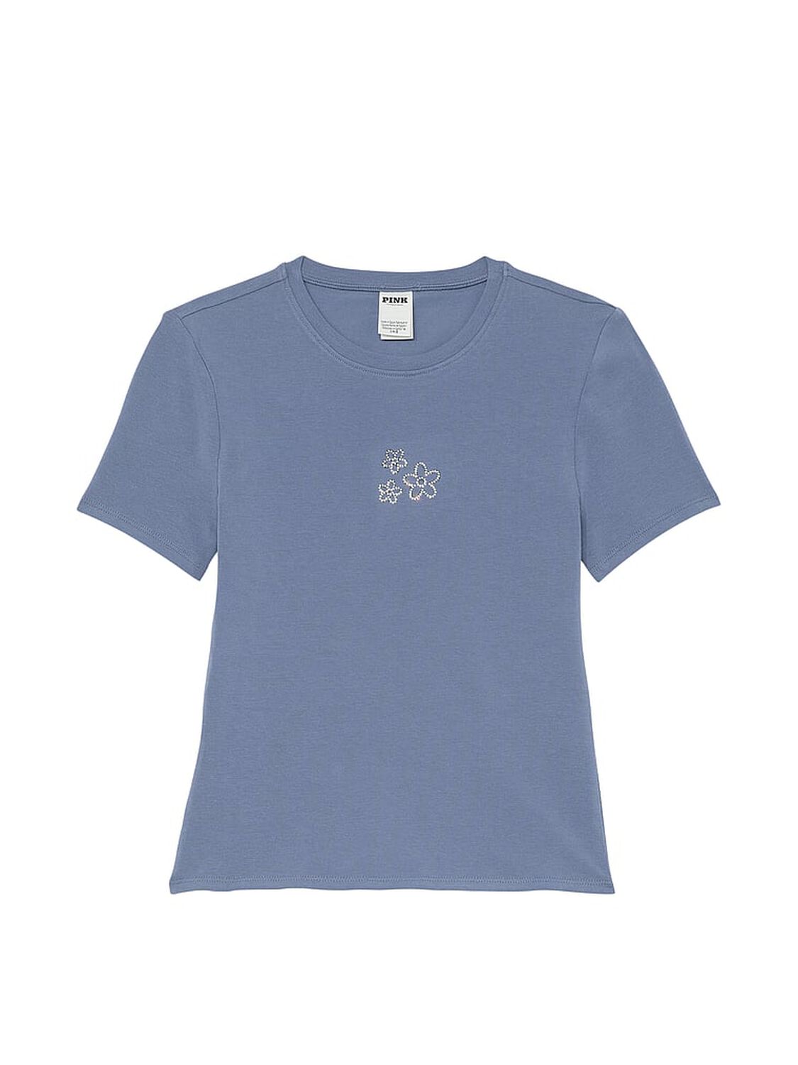 vs Pink Cotton Baby Tee Dusty Iris 3 of 3 